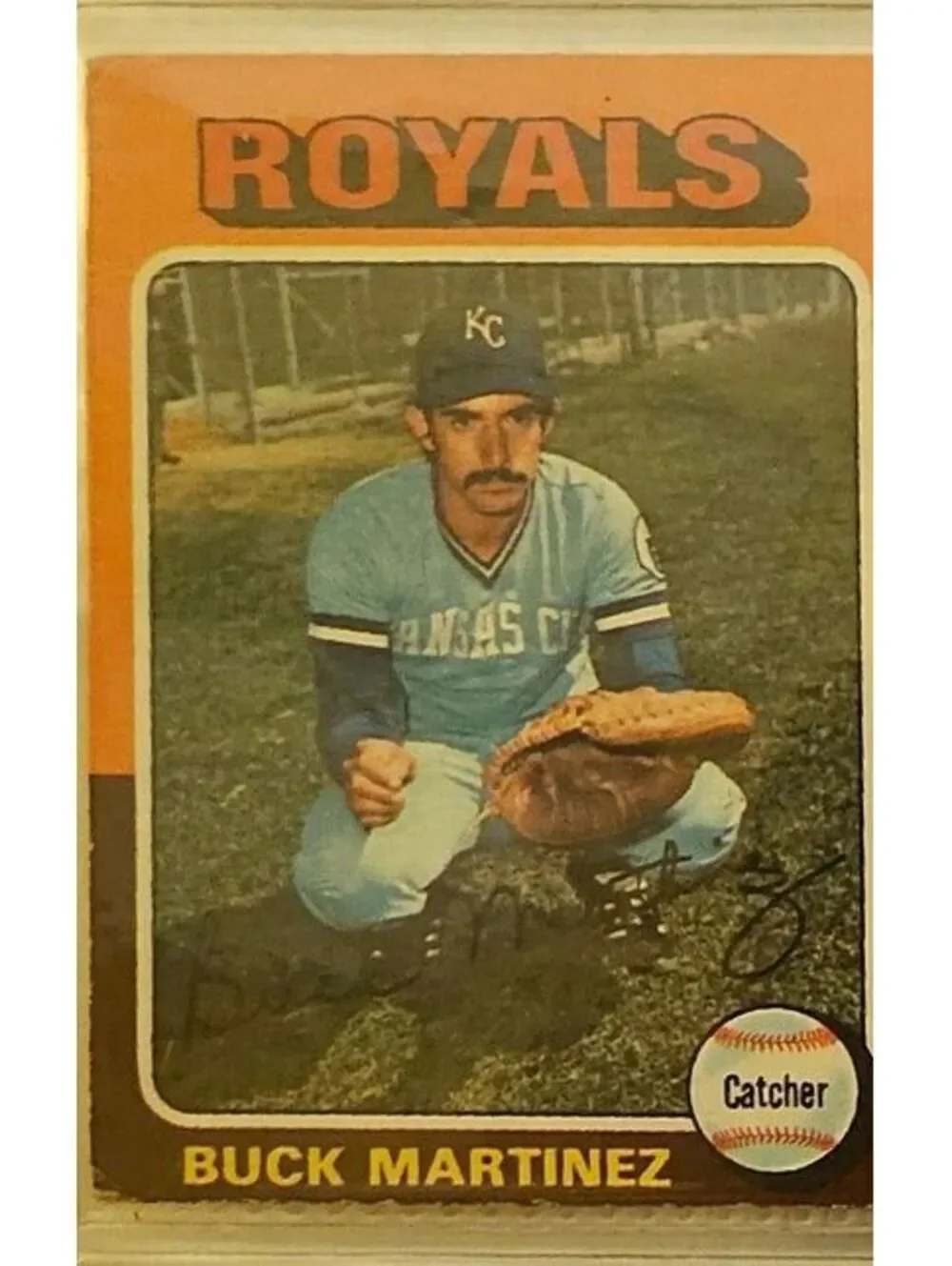 1975 Topps Baseball Card - Buck Martinez #314 - Kansas City Royals - as-is - Picture 1 of 2
